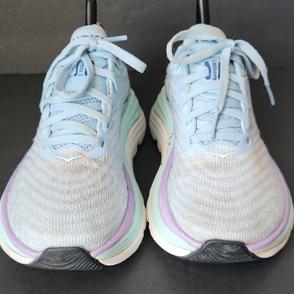 HOKA One One Gaviota 5 Blue Sneakers Womens Size 5 - Picture 8 of 12